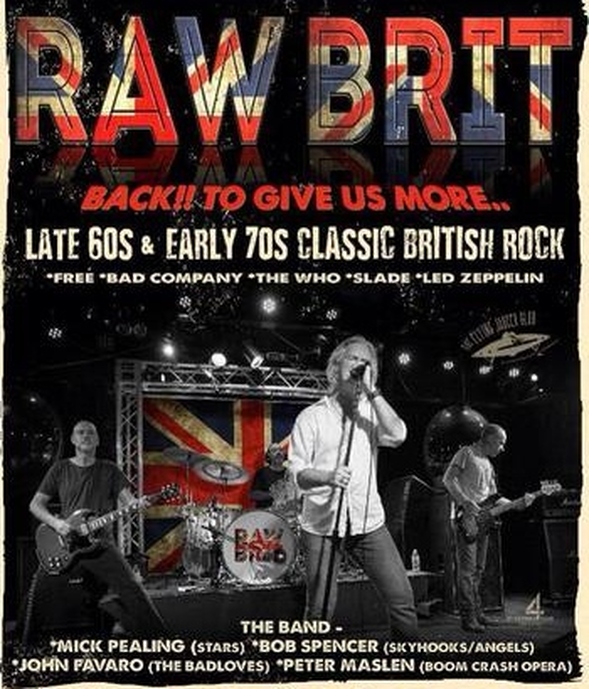 Raw Brit Tribute to British Rock Melbourne